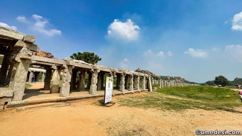 A long row of stores used to line the road to the Temple complex
